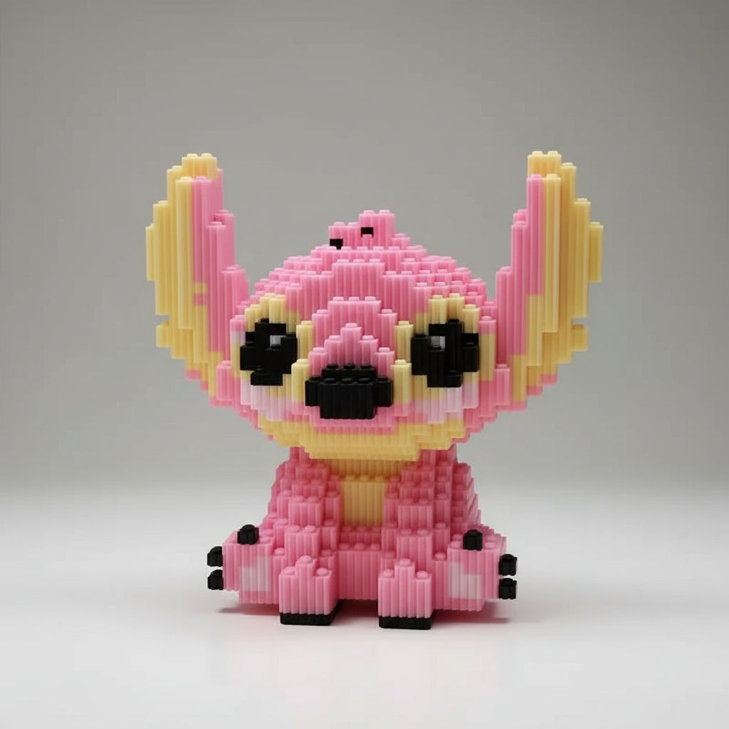 schüchternes rosa Wesen | Bausteine