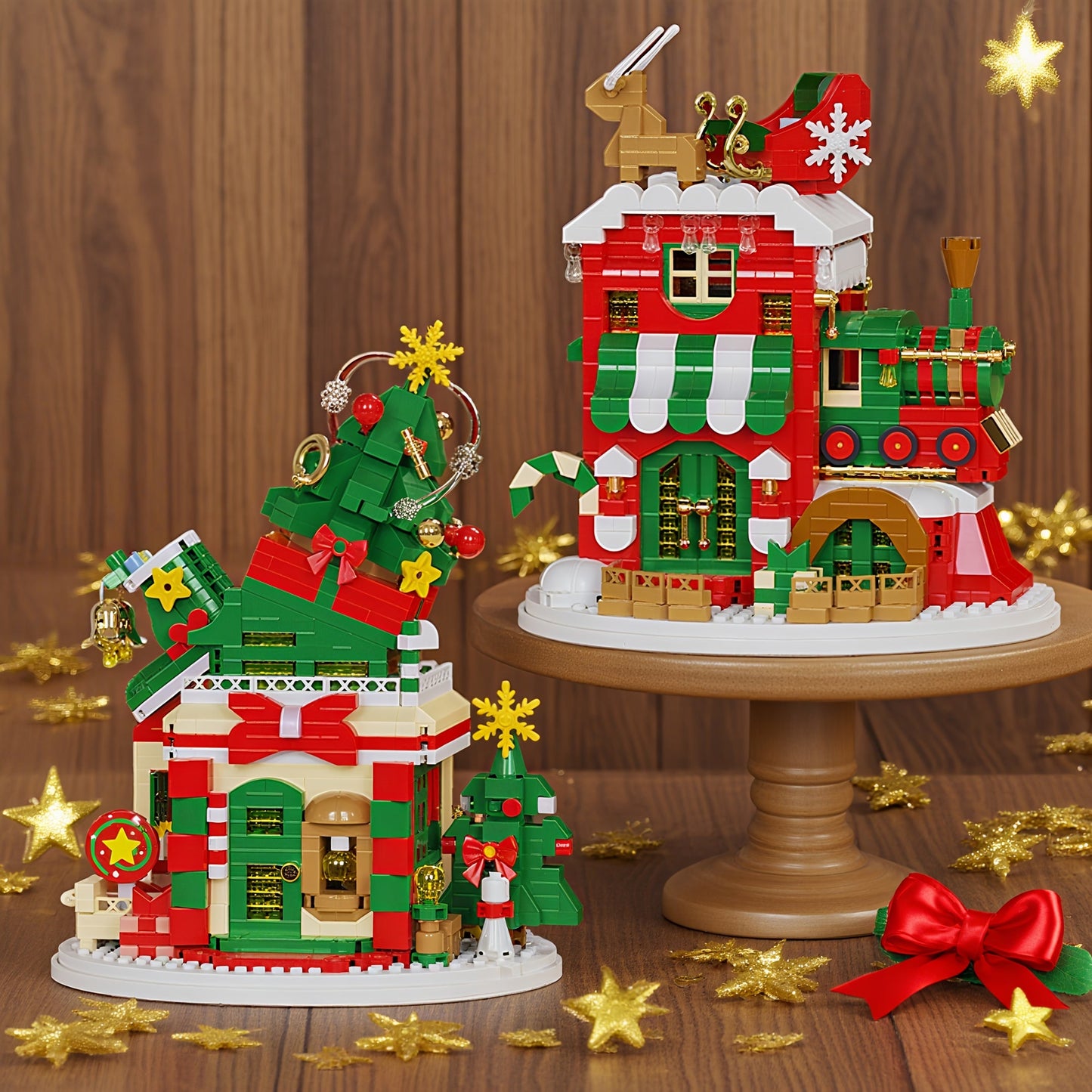 Weihnachtshäuser | Bausteine