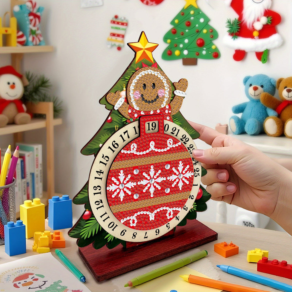 Keks im Weihnachtsbaum | Kalender | Diamond Painting