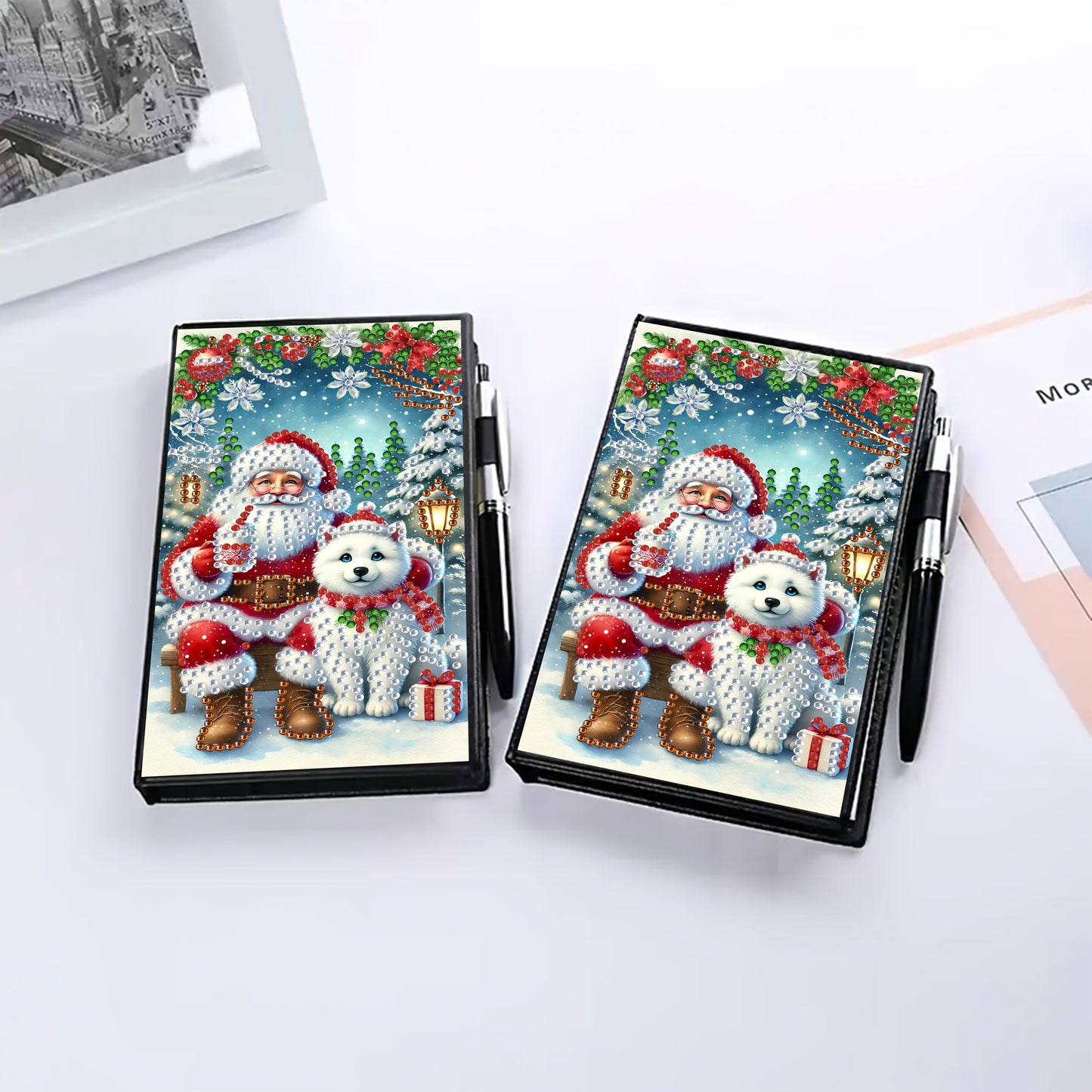 Weihnachtsmann | Notizbuch | Diamond Painting