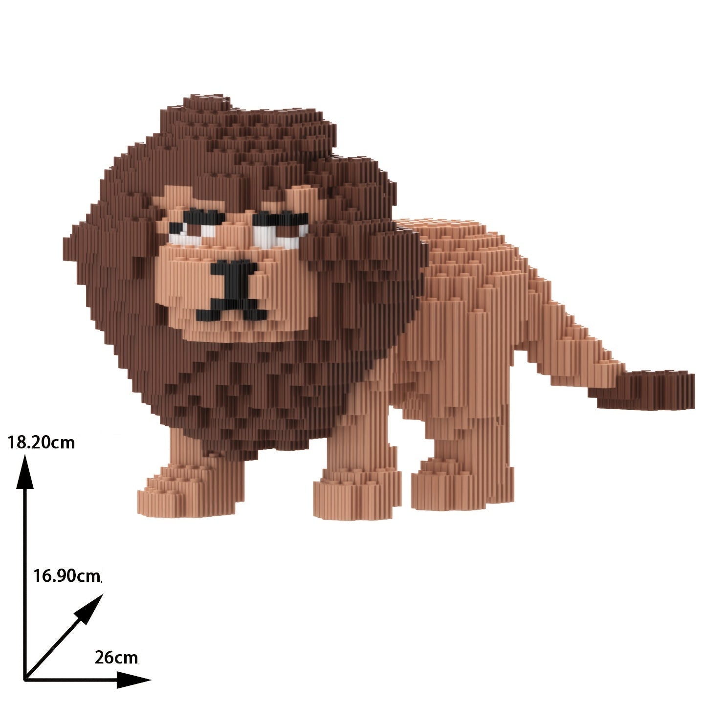 Brauner Löwe | Bausteine