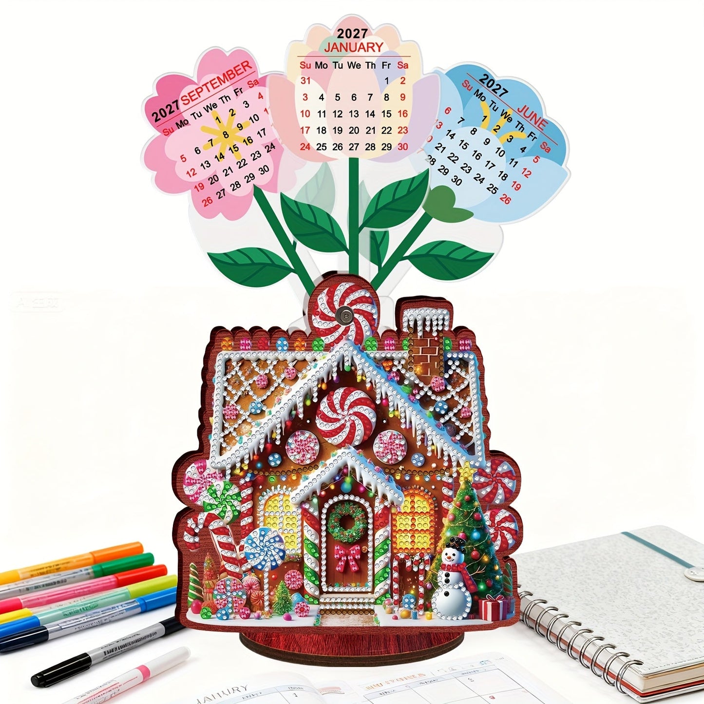 Weihnachtshaus | Kalender | Diamond Painting