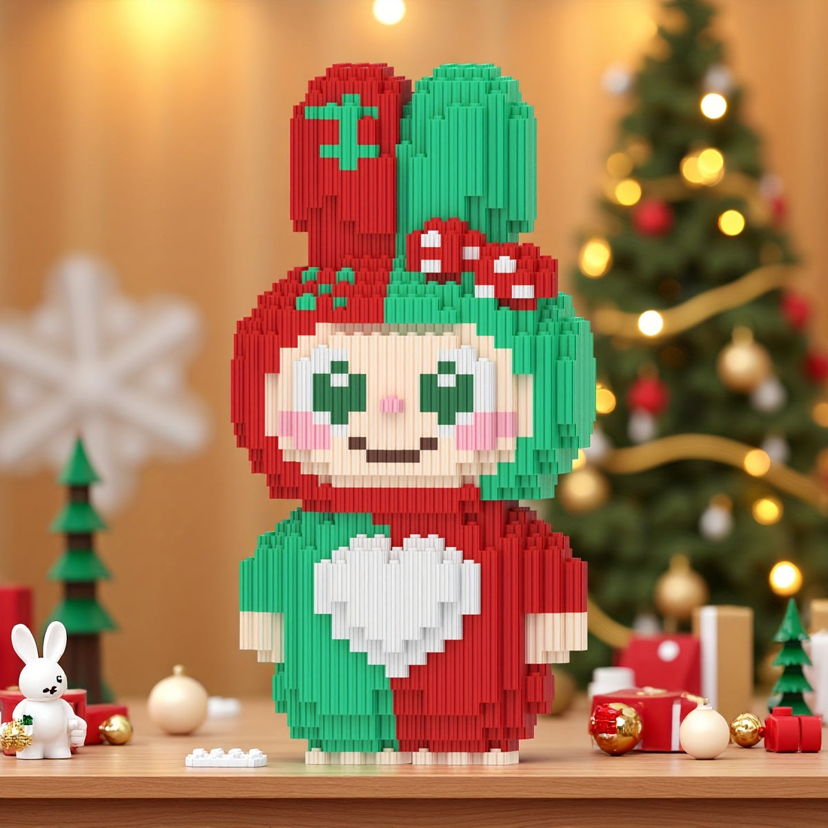 Niedliche Weihnachtsfigur | Bausteine