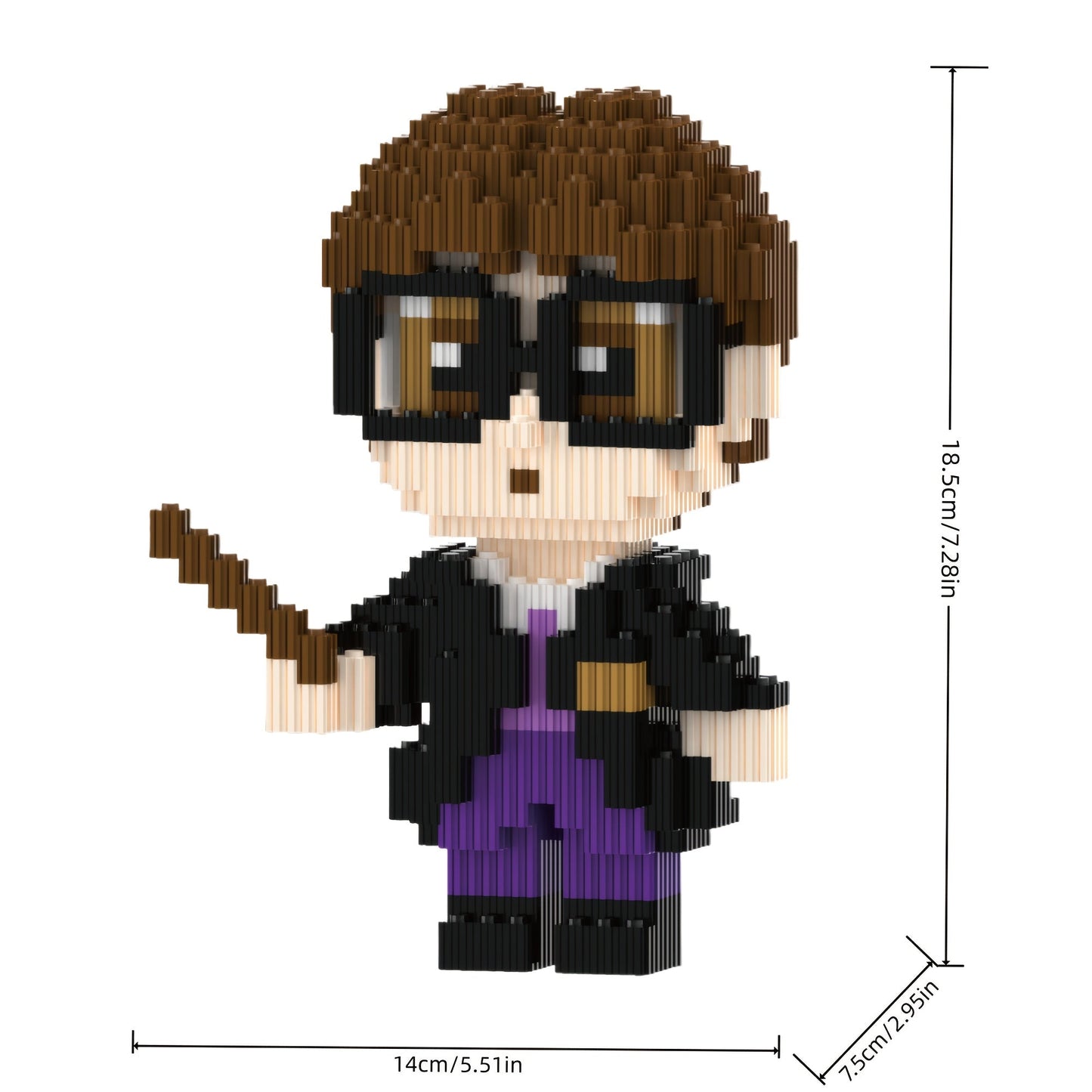 Junge mit Brille | Bausteine