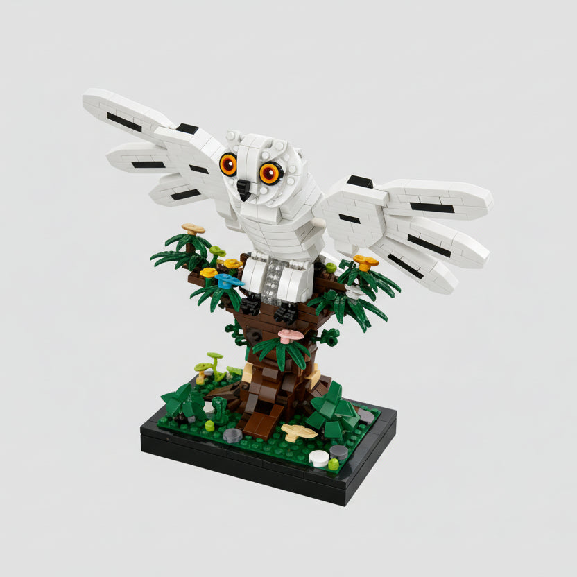 Eule im Baum | Bausteine