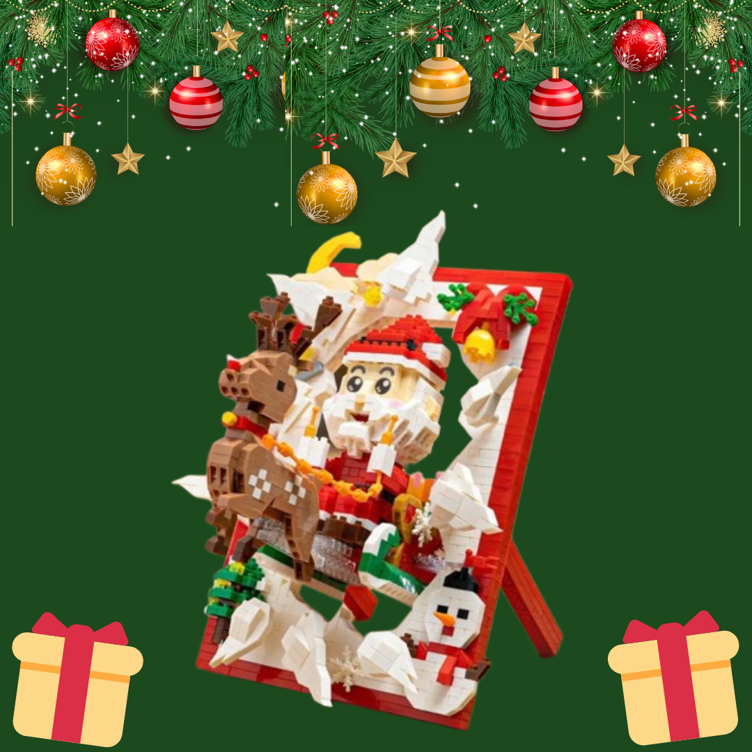 3D-Weihnachtsmalerei | Bausteine