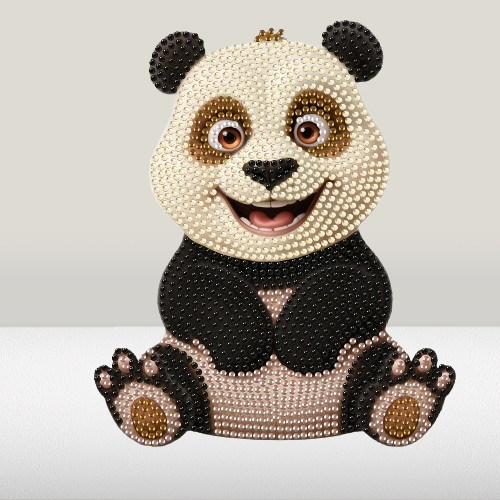 Bewegender Panda | Diamond Painting