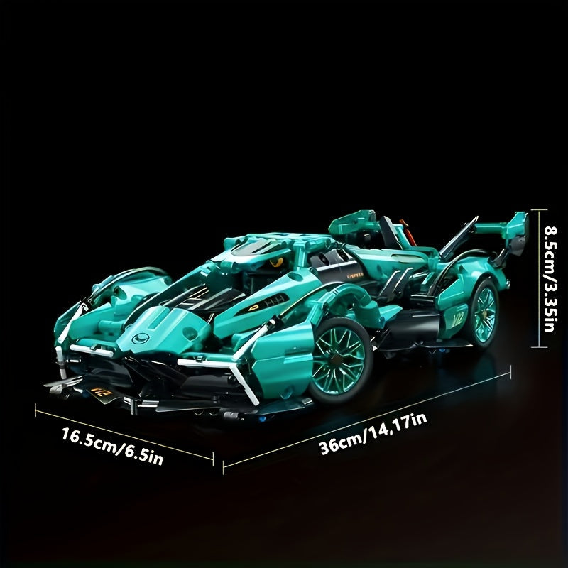Blauer Supersportwagen | Bausteine