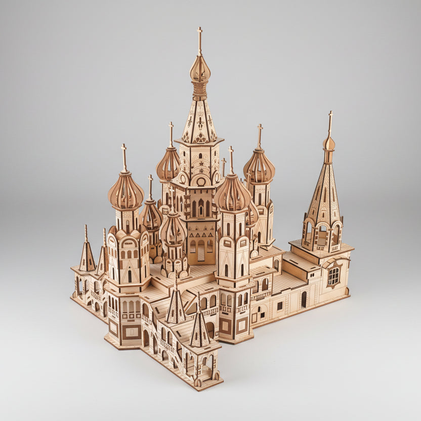 St. Basilius Kathedrale | 3D Puzzle