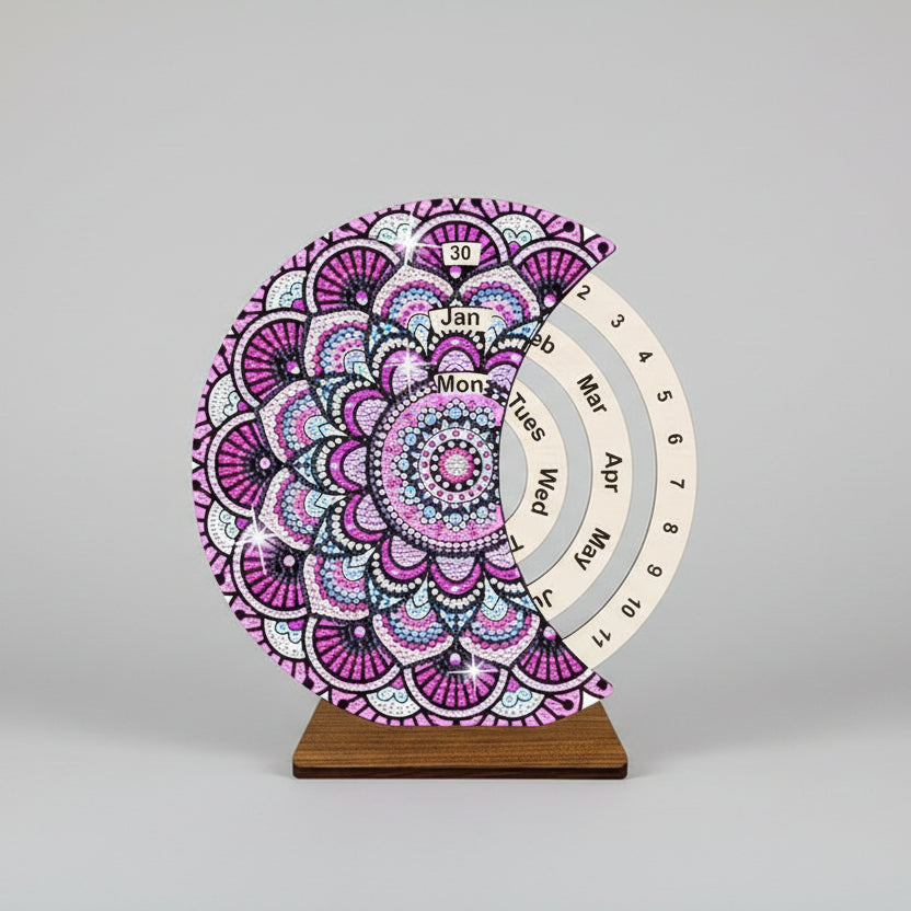 Lila Mandala | Kalender | Diamond Painting