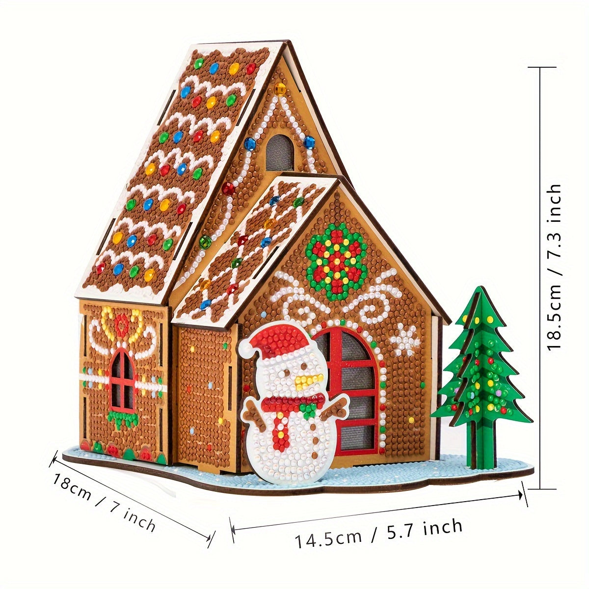 Weihnachtshaus | Bausatz | Diamond Painting