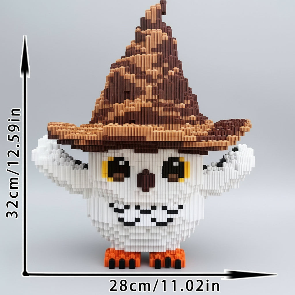 Eule mit Hut | Bausteine