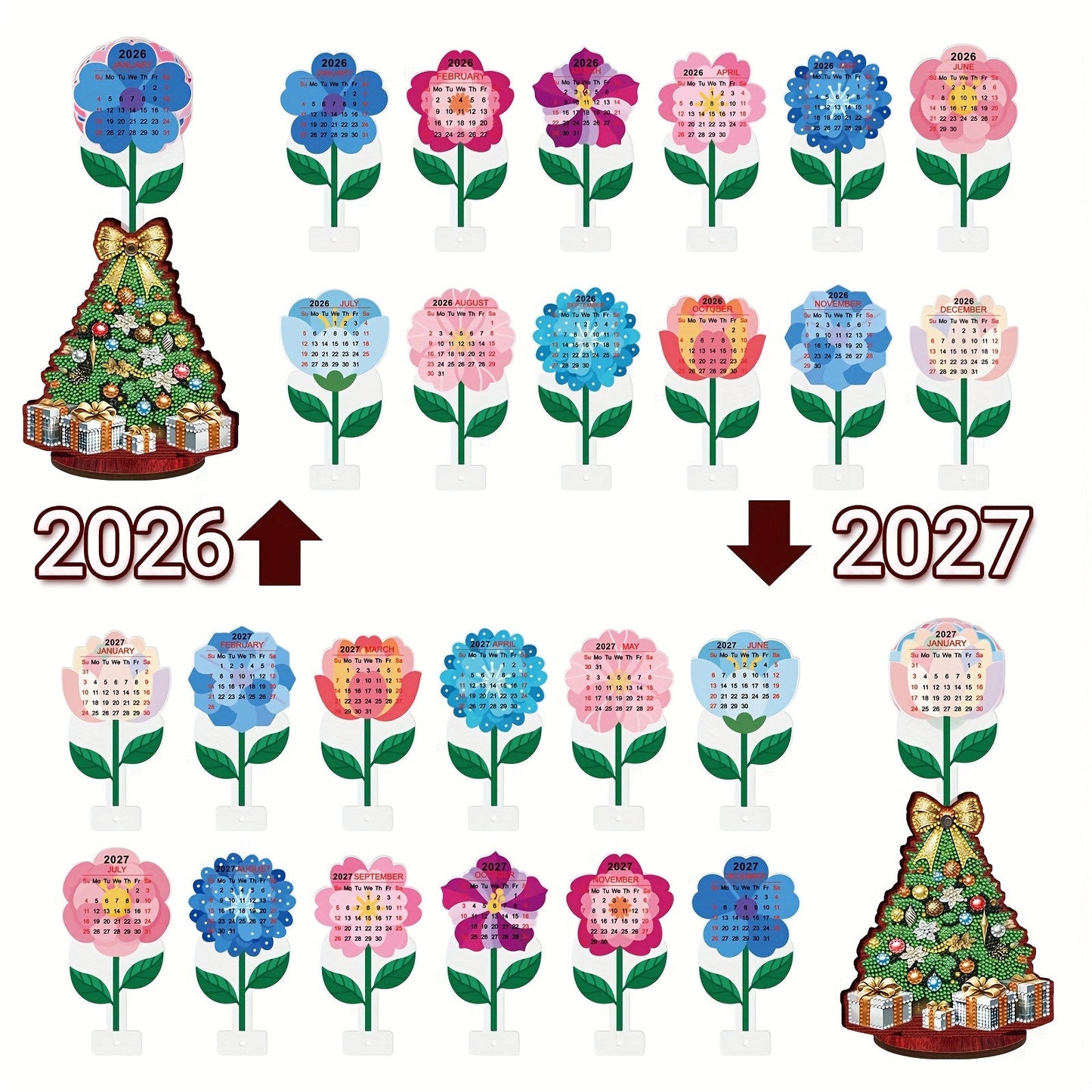 Weihnachtsbaum | Kalender | Diamond Painting
