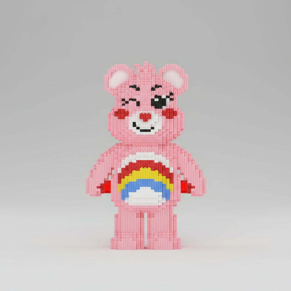 Rosa Regenbogen-Bär | Bausteine
