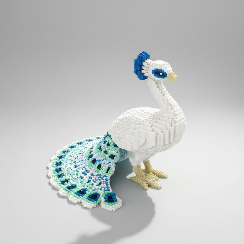 Weißer Pfau | Bausteine