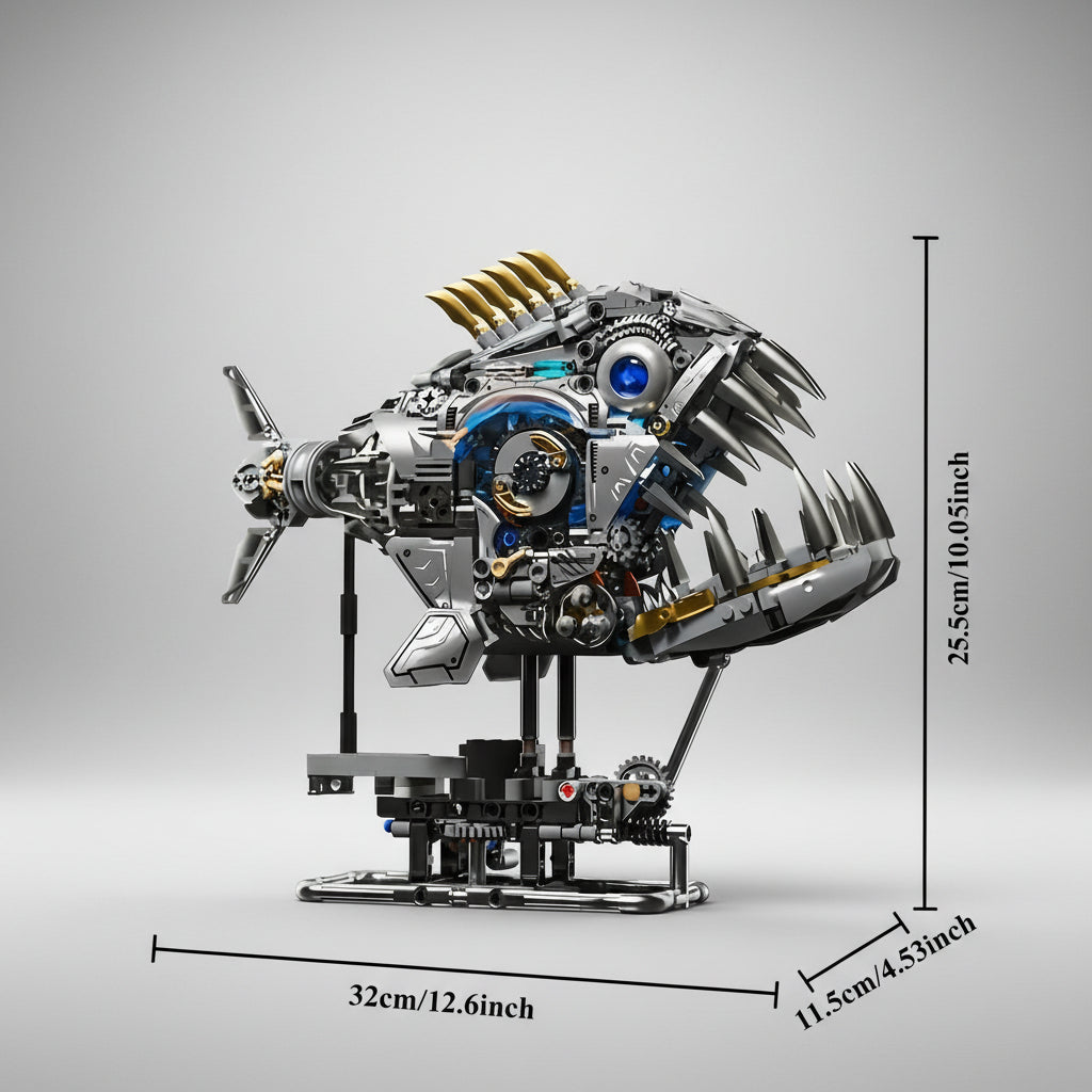 Bewegliches Fabelwesen mit Flossenarmen | Bausteine
