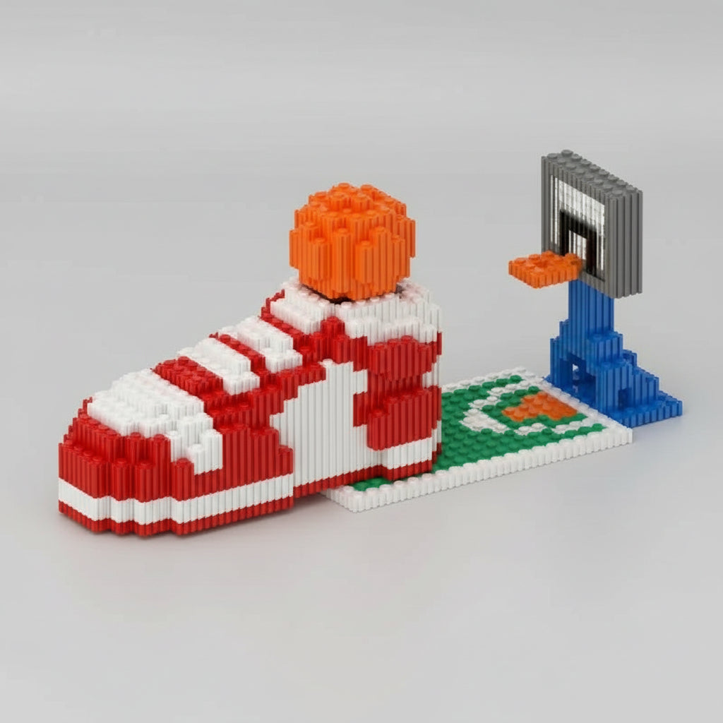 Basketballschuh & Spielfeld | Bausteine