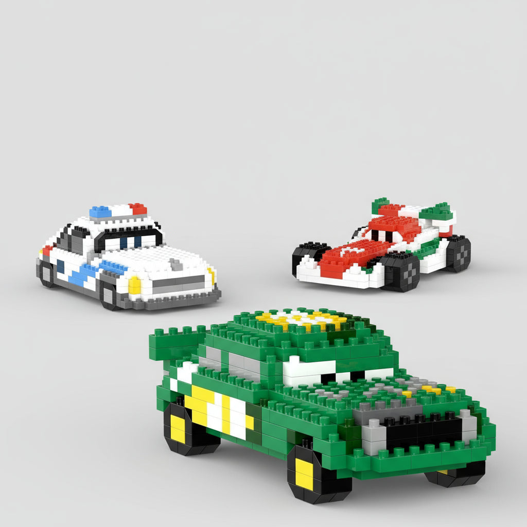 Mini-Rennautos | Bausteine