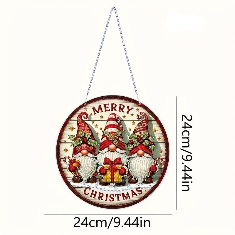 Dekoanhänger | Weihnachtswichtel | Diamond Painting