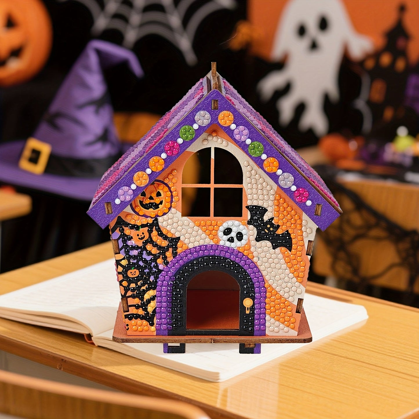 Halloween-Häuschen | Anhänger | Diamond Painting