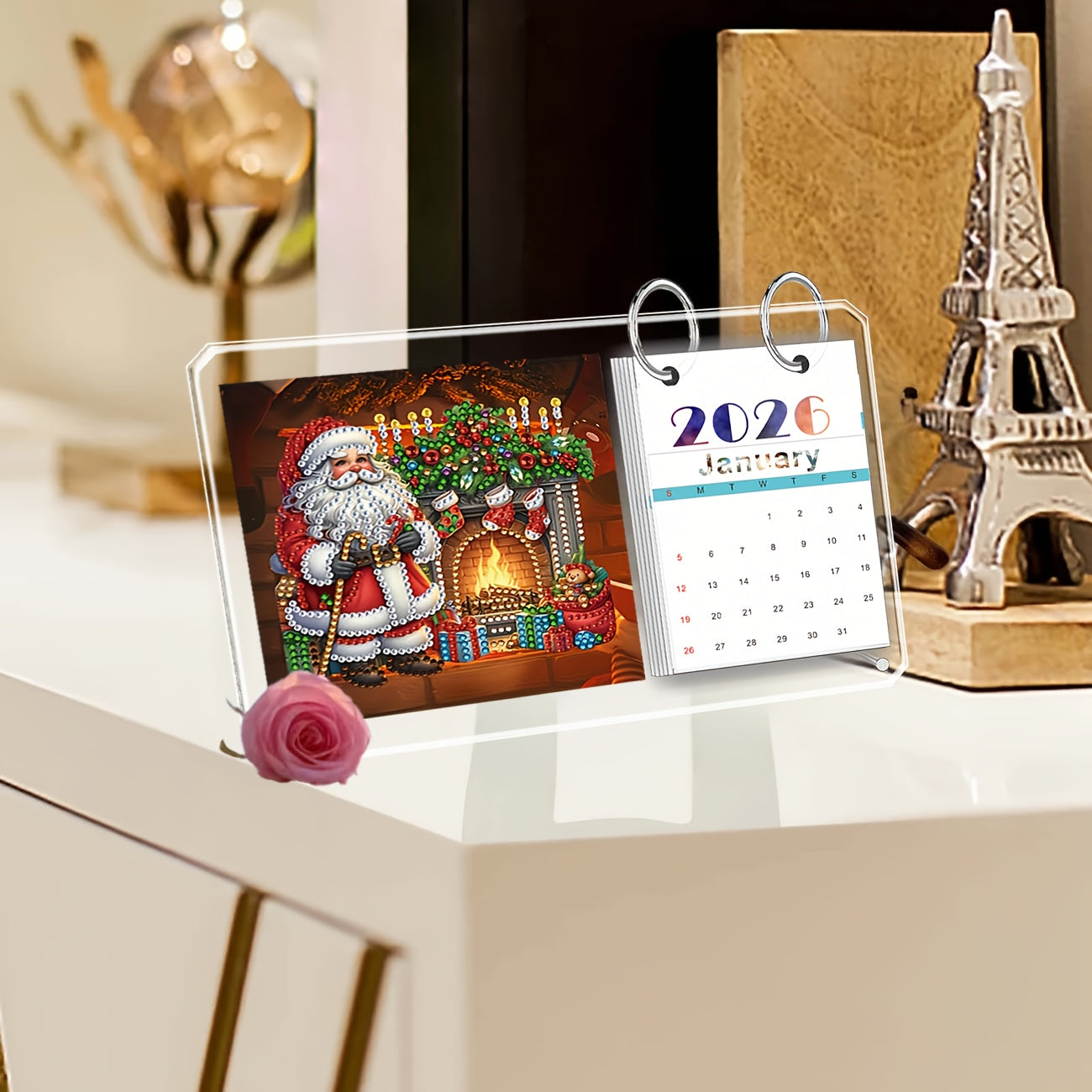 Weihnachtsmann | Aufstellkalender | Diamond Painting