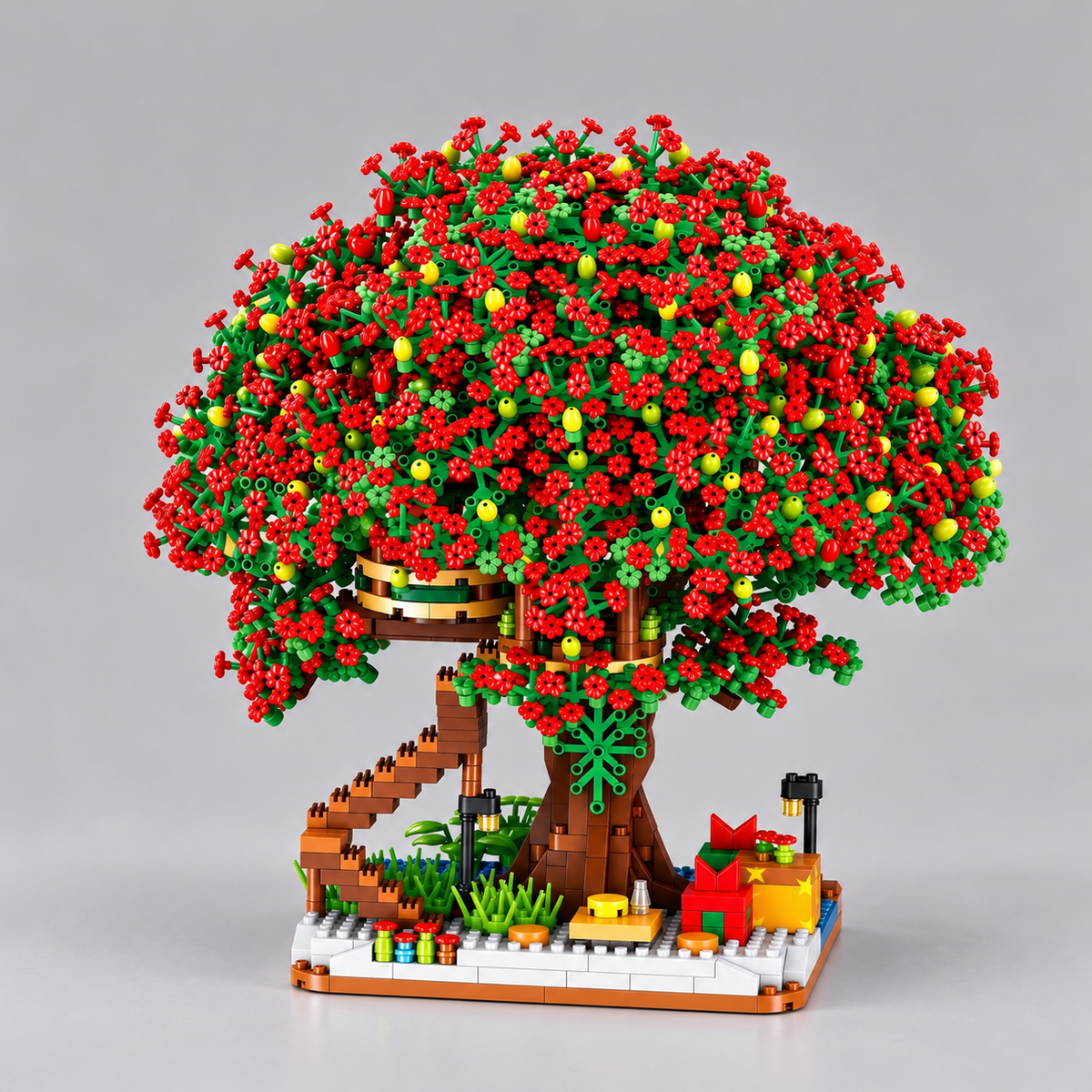 Weihnachts-Baumhaus | Bausteine