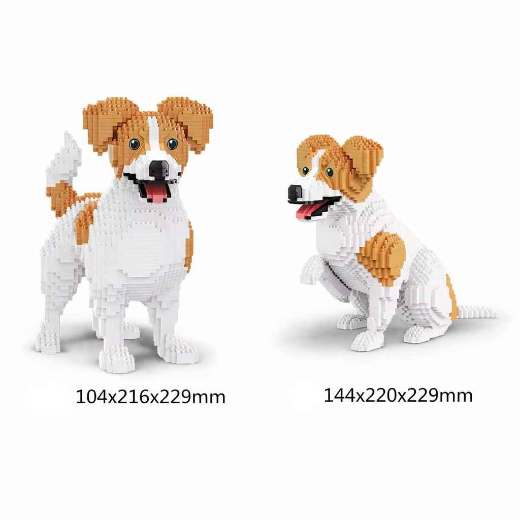 2 in 1 Jack Russell | Bausteine