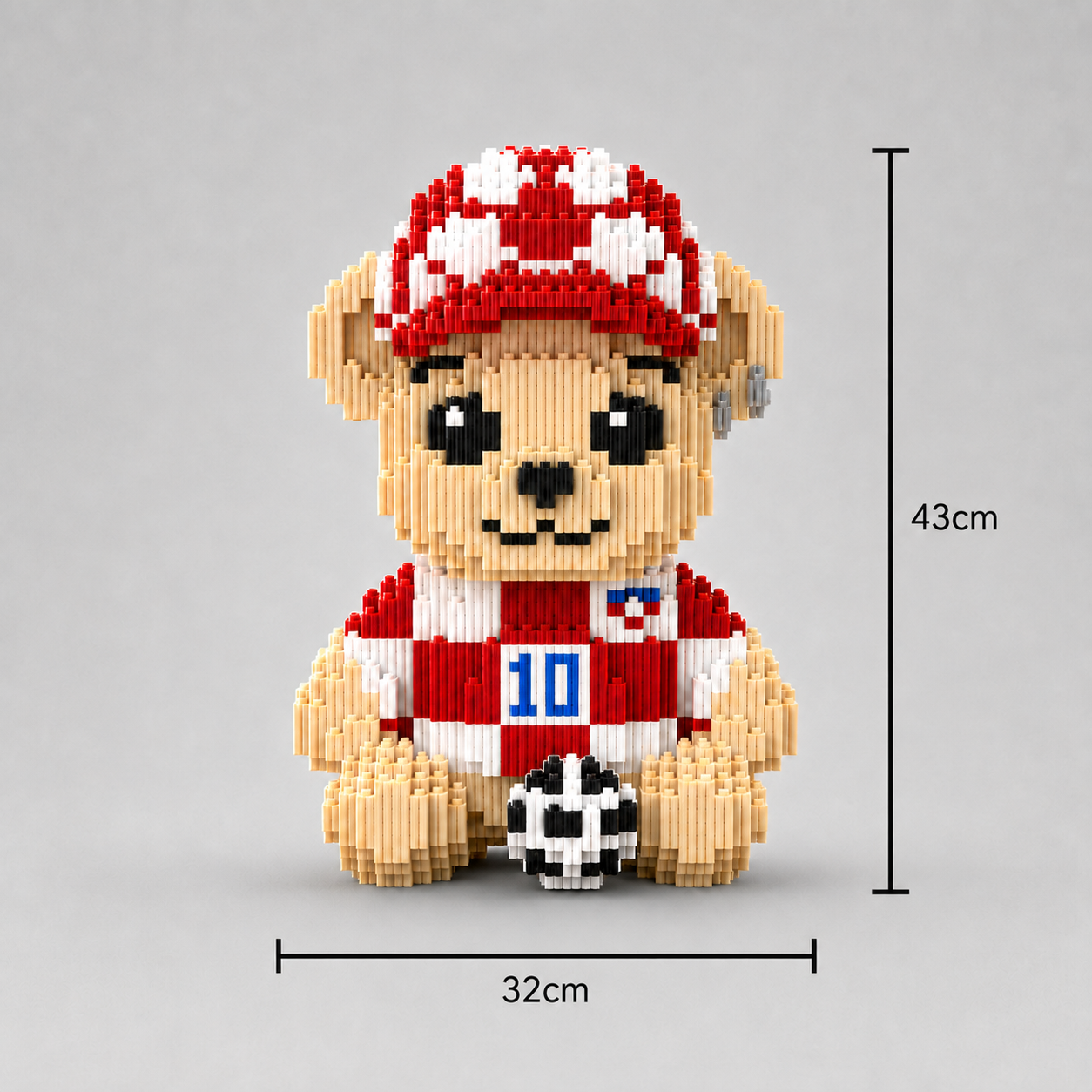 Teddybär im Outfit | Bausteine