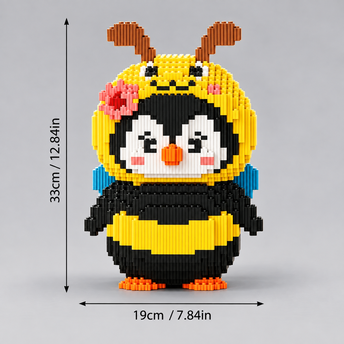Pinguin als Biene | Bausteine