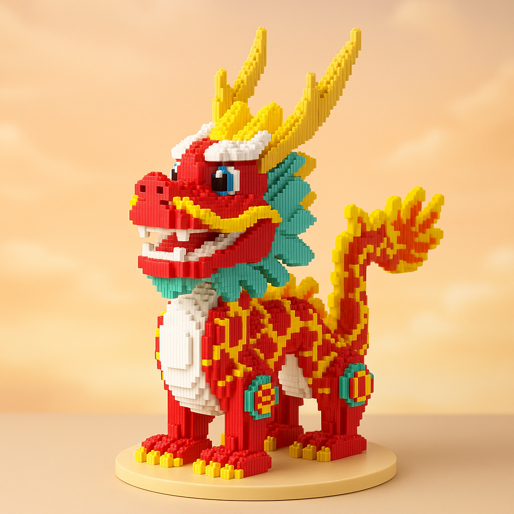 MEGA prächtiger Drache | Bausteine