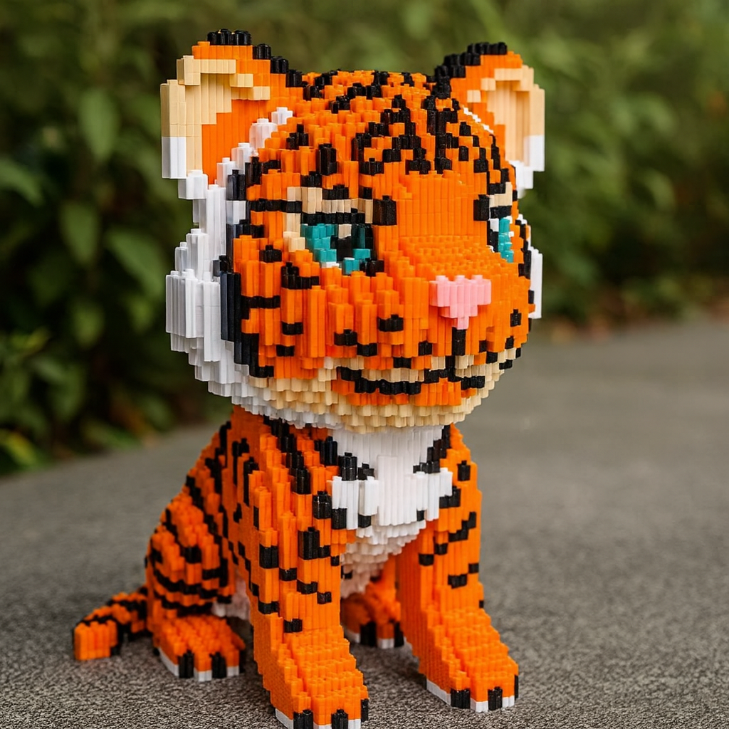 Wunderschöner Tiger | Bausteine