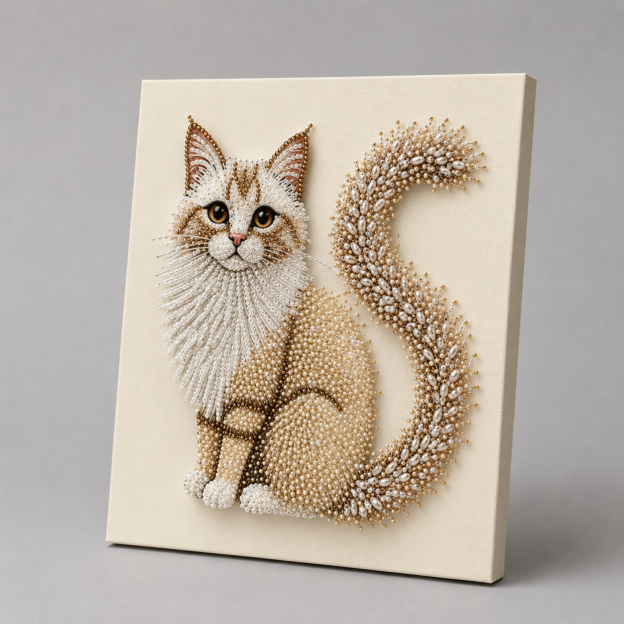 Katze | Premium Perlen Diamond Painting