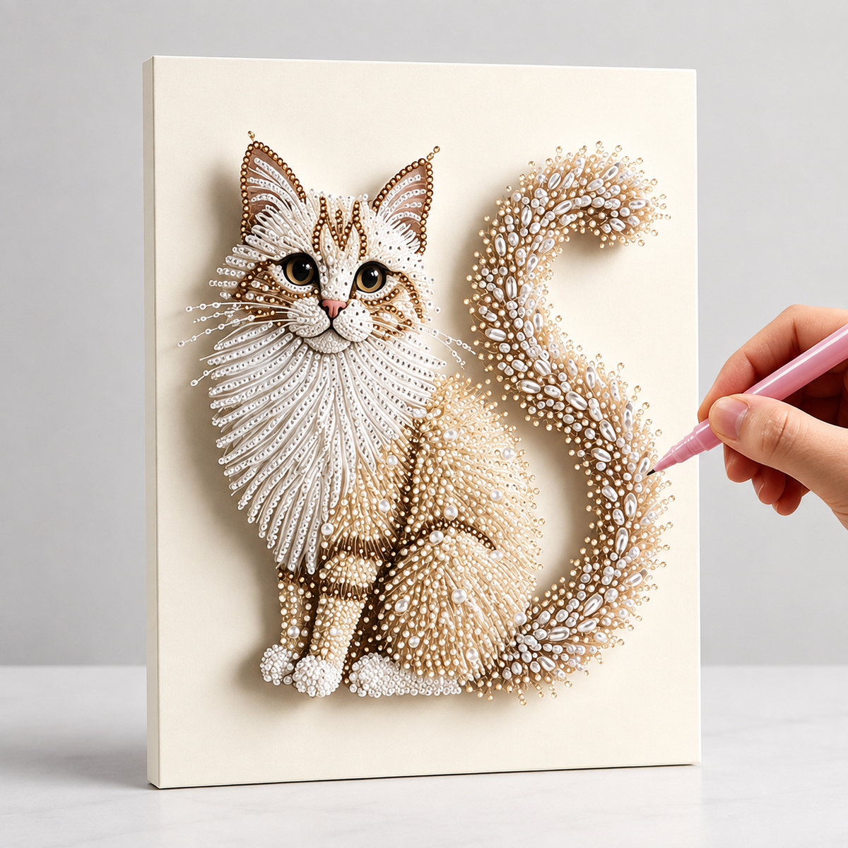 Katze | Premium Perlen Diamond Painting