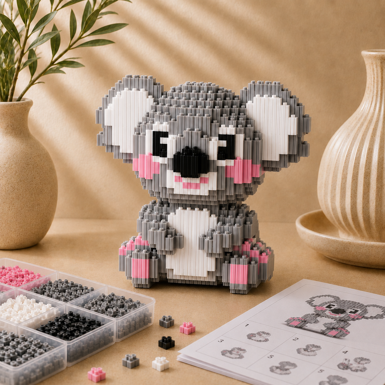 Grauer Koala | Bausteine