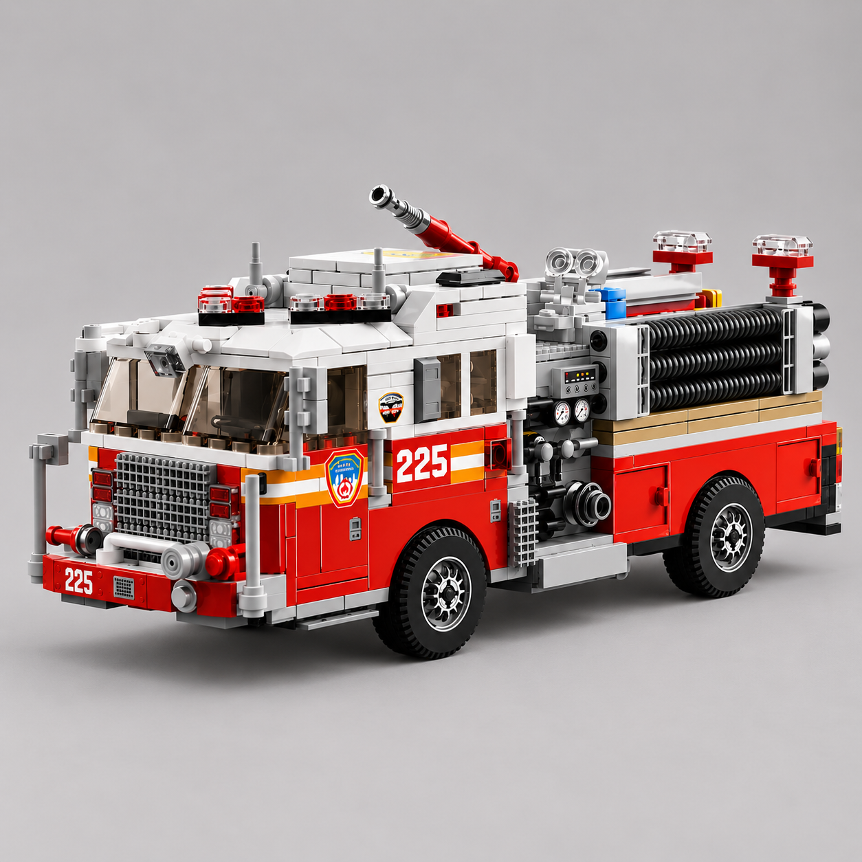 Mega Amerikanisches Feuerwehrauto | Bausteine