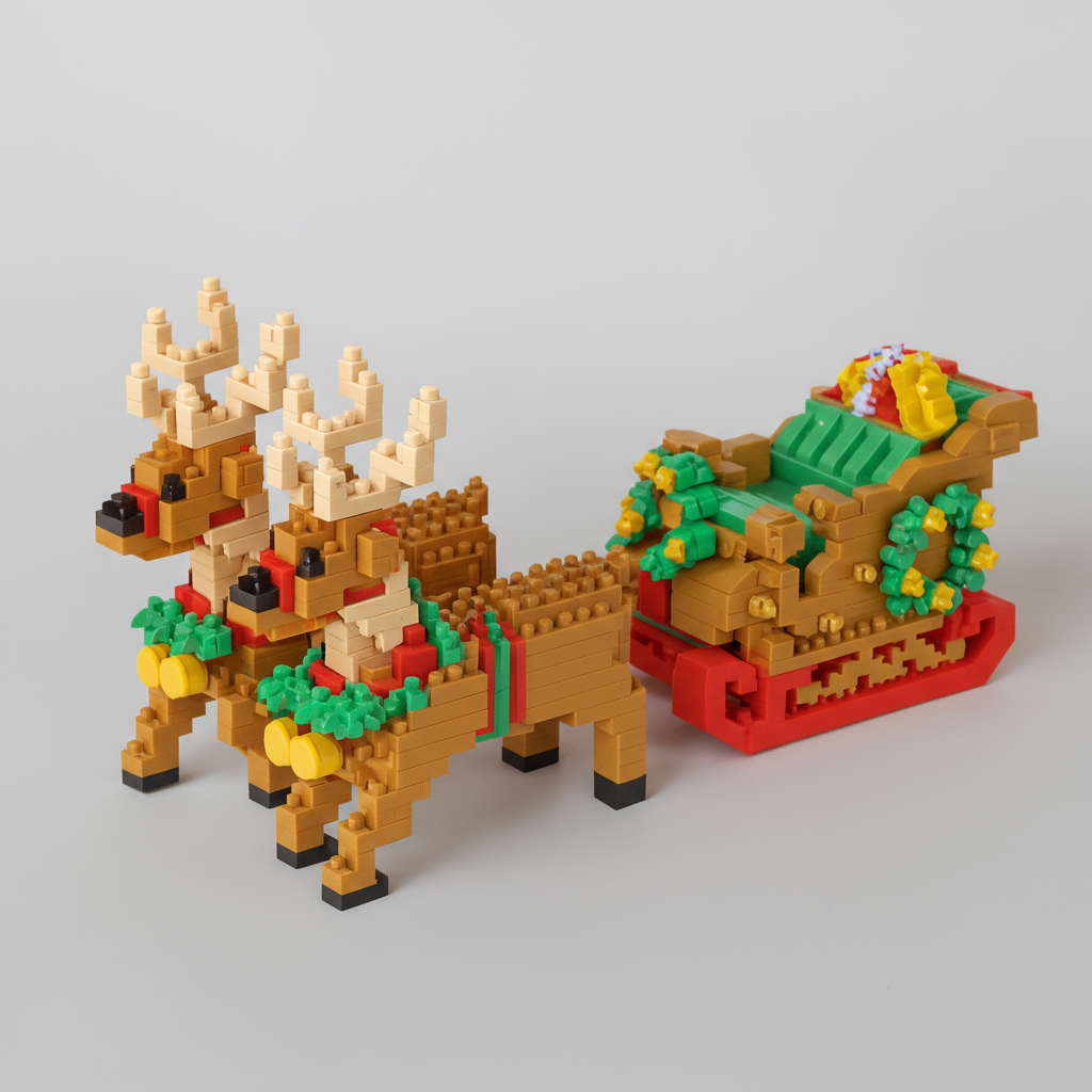 Weihnachtsschlitten | Bausteine