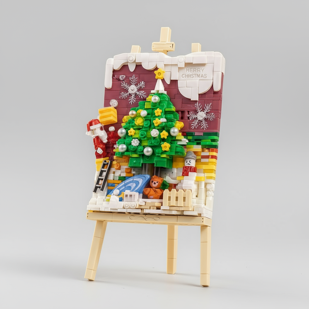 Weihnachtsbild | Bausteine