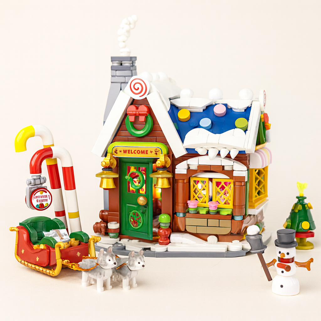 Mini-Weihnachtshaus | Bausteine