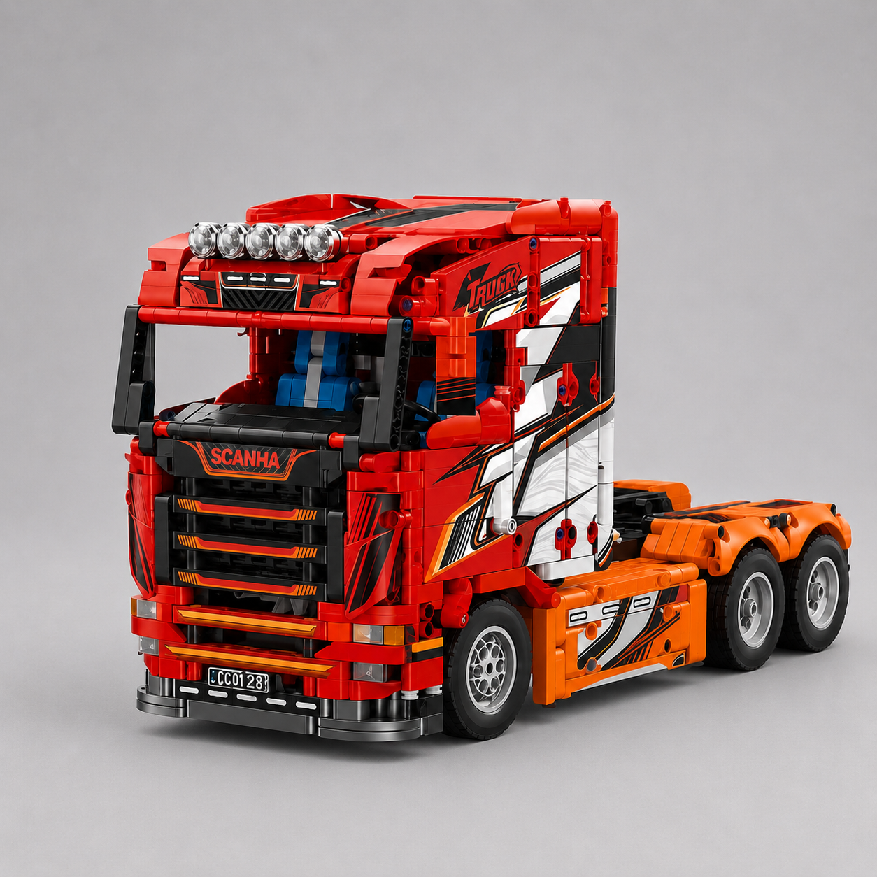 MEGA Roter Truck | Bausteine