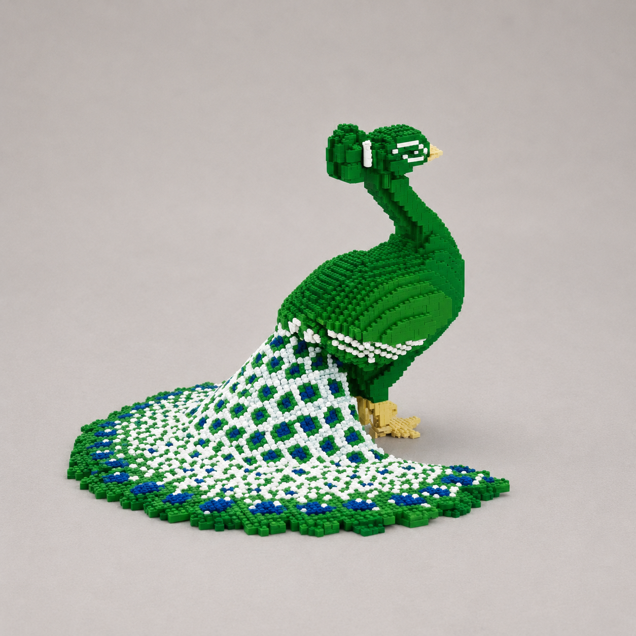 MEGA Prächtiger Pfau | Bausteine