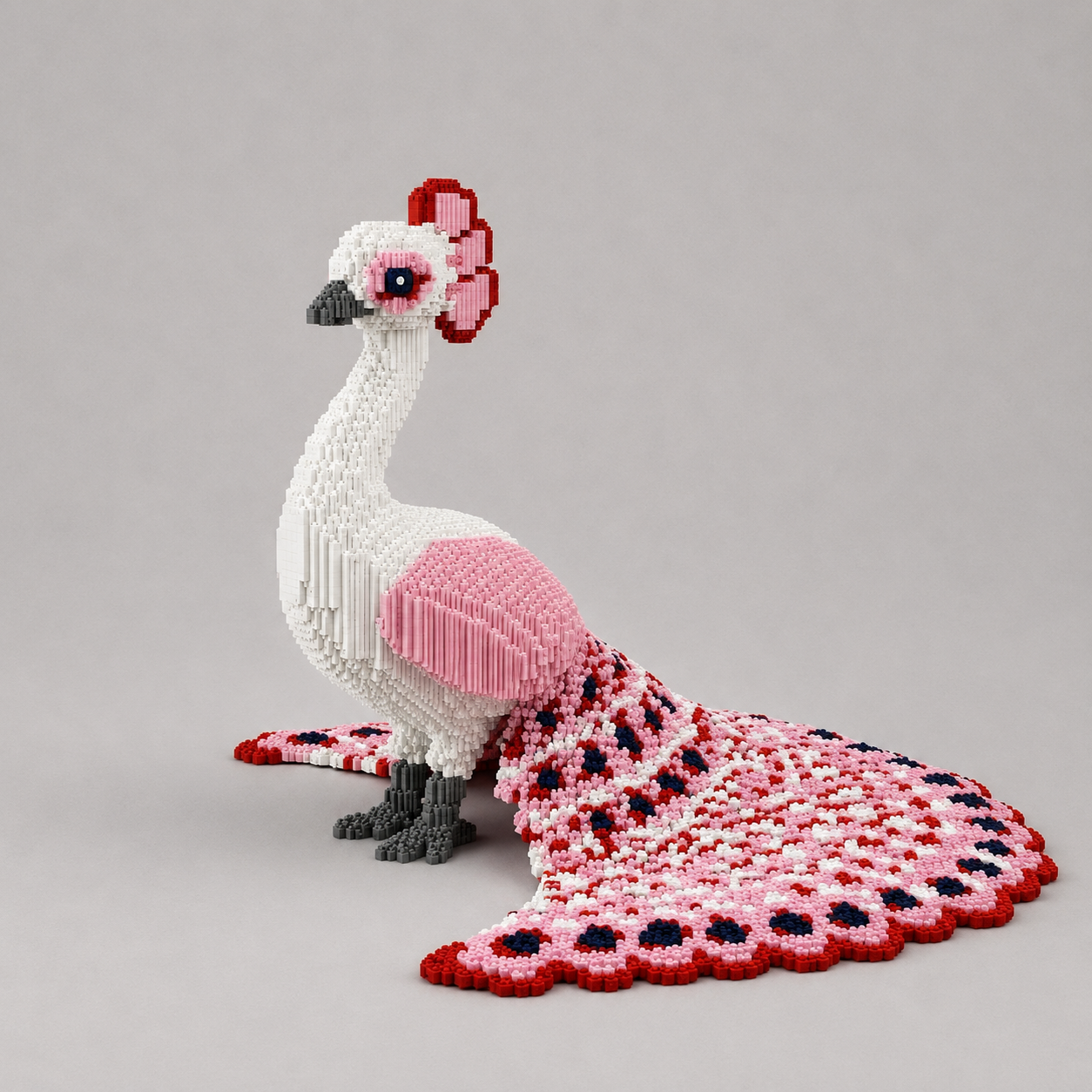 MEGA Prächtiger Pfau | Bausteine