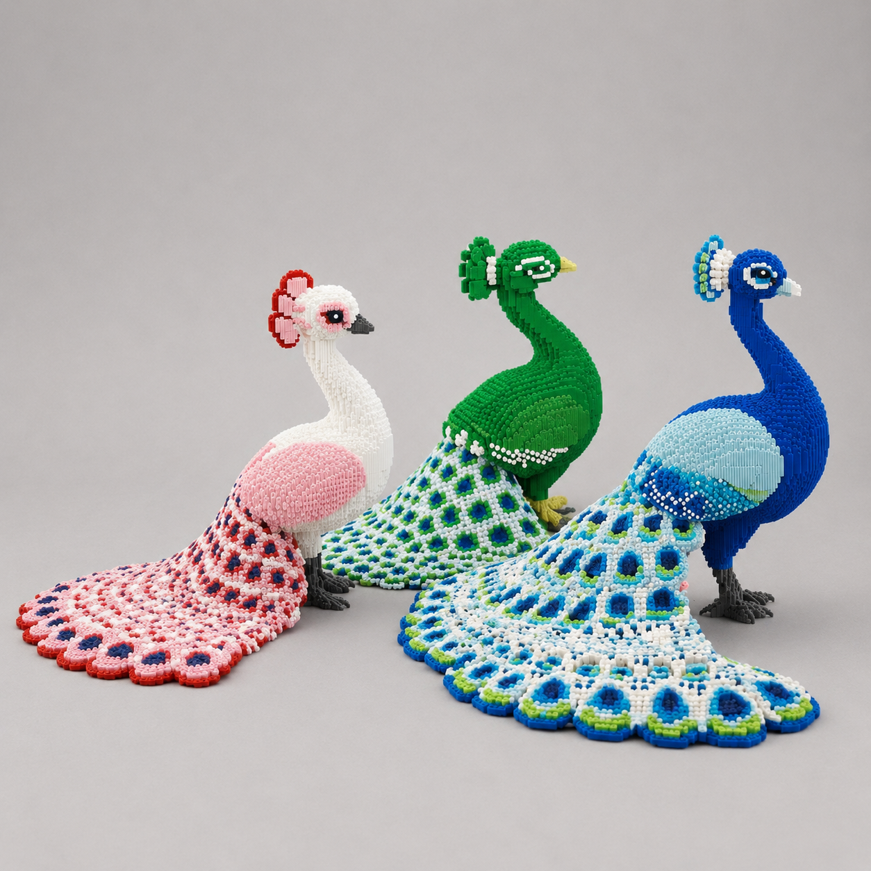 MEGA Prächtiger Pfau | Bausteine