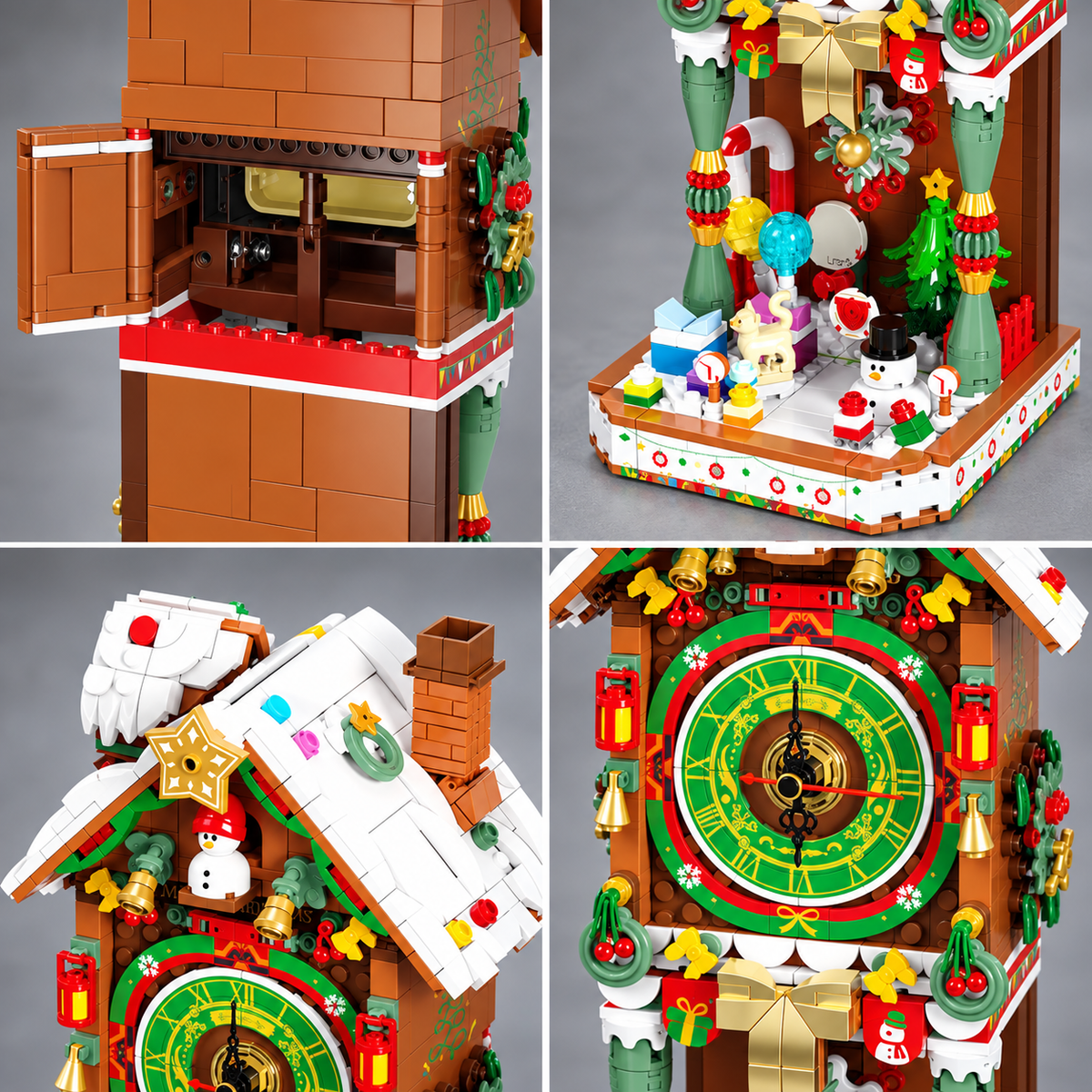 Weihnachtsuhr | Bausteine