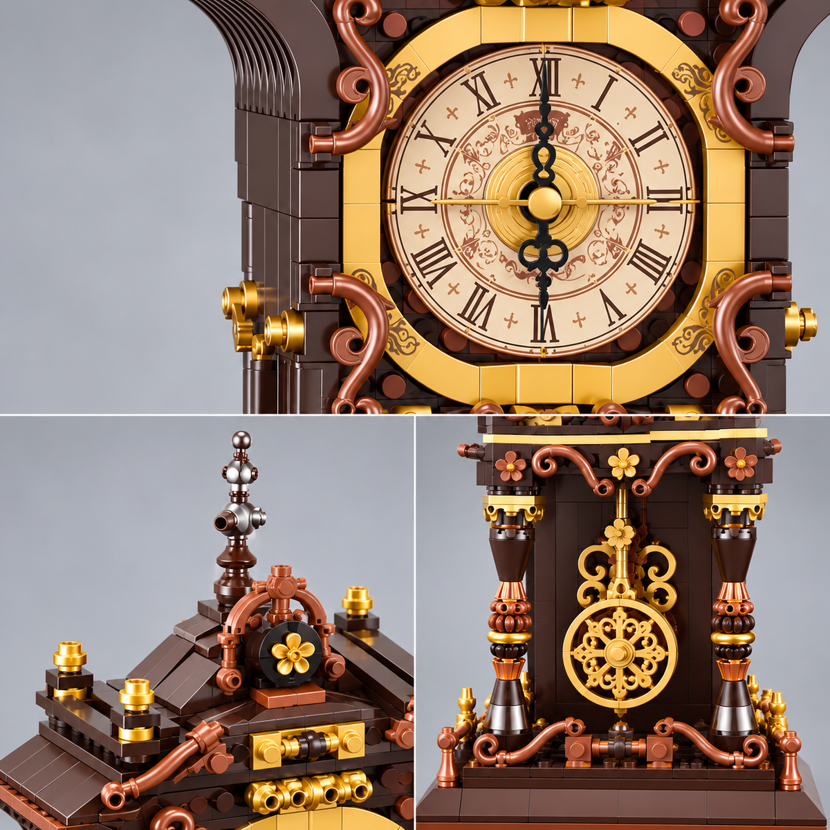 Europäische Retro-Uhr | Bausteine
