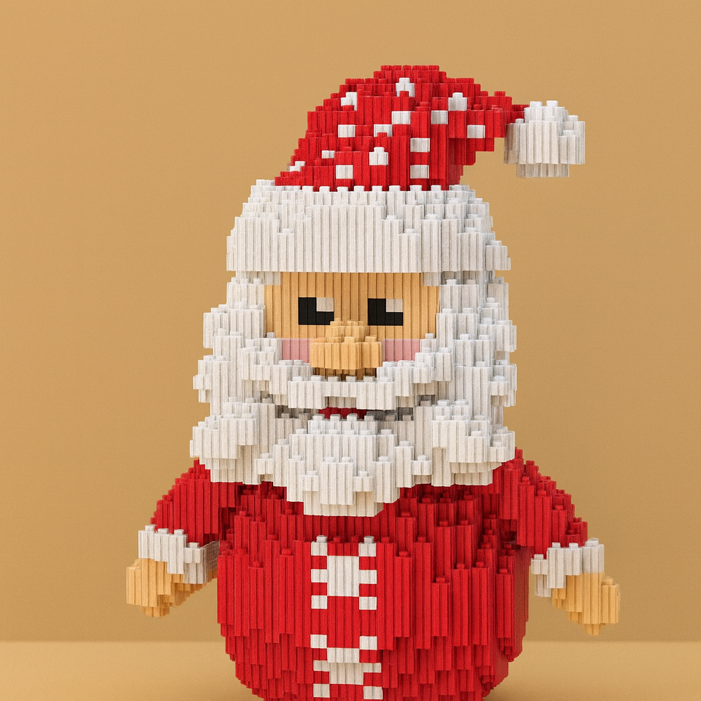 Lustiger Weihnachtsmann | Bausteine