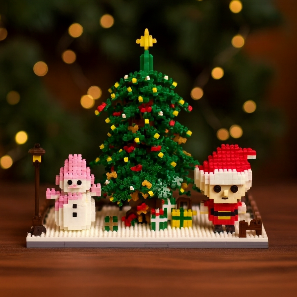 Weihnachts-Bautafel | Bausteine