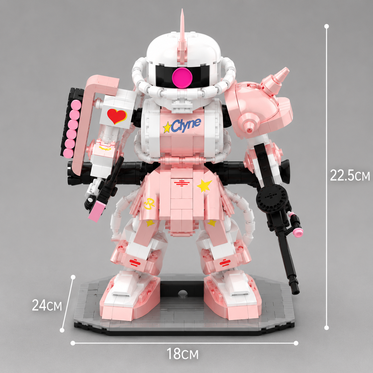 Rosa Roboter | Bausteine