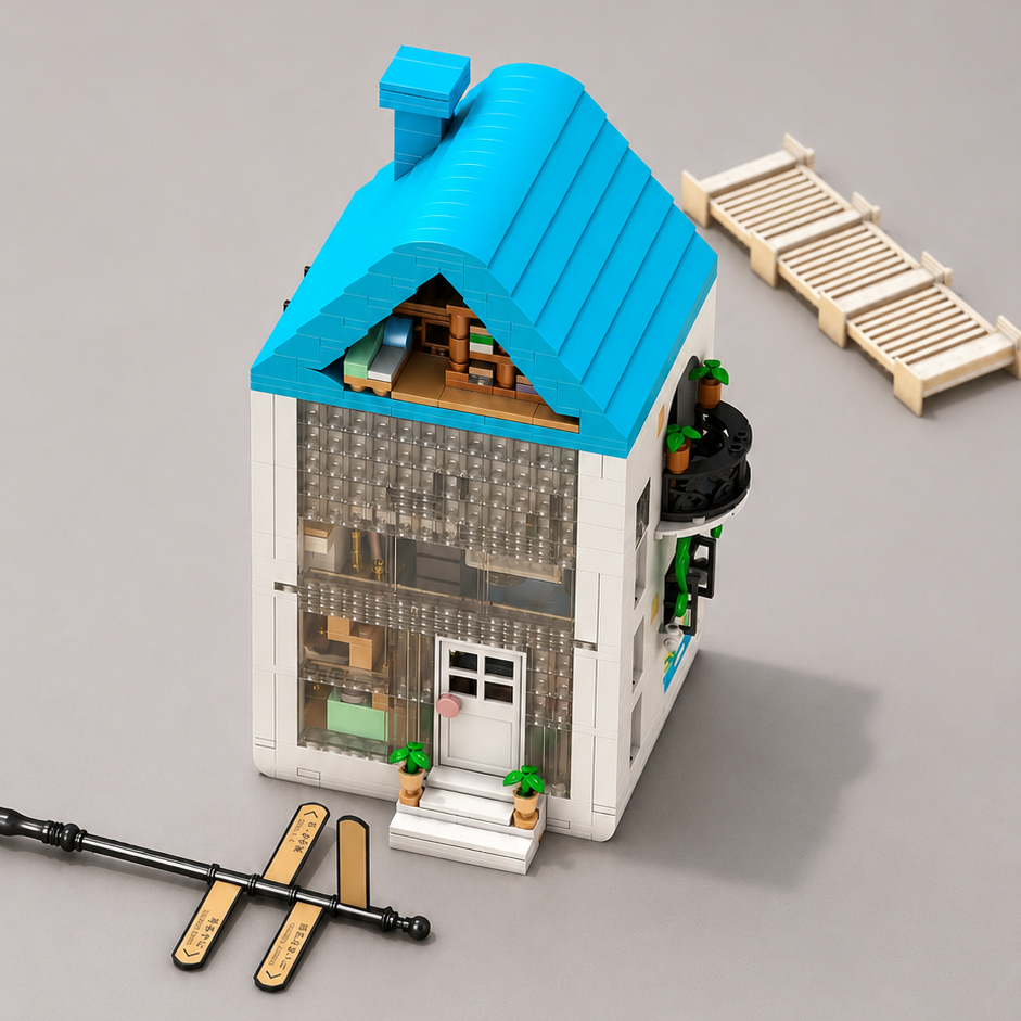 Blaues Haus | Bausteine