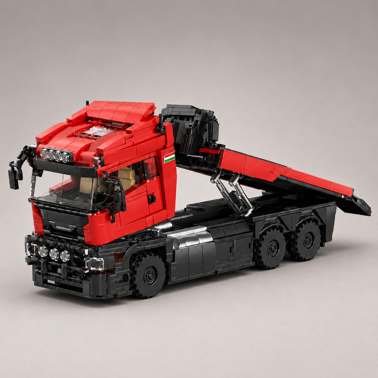 LKW-Transporter mit Anhänger | Bausteine