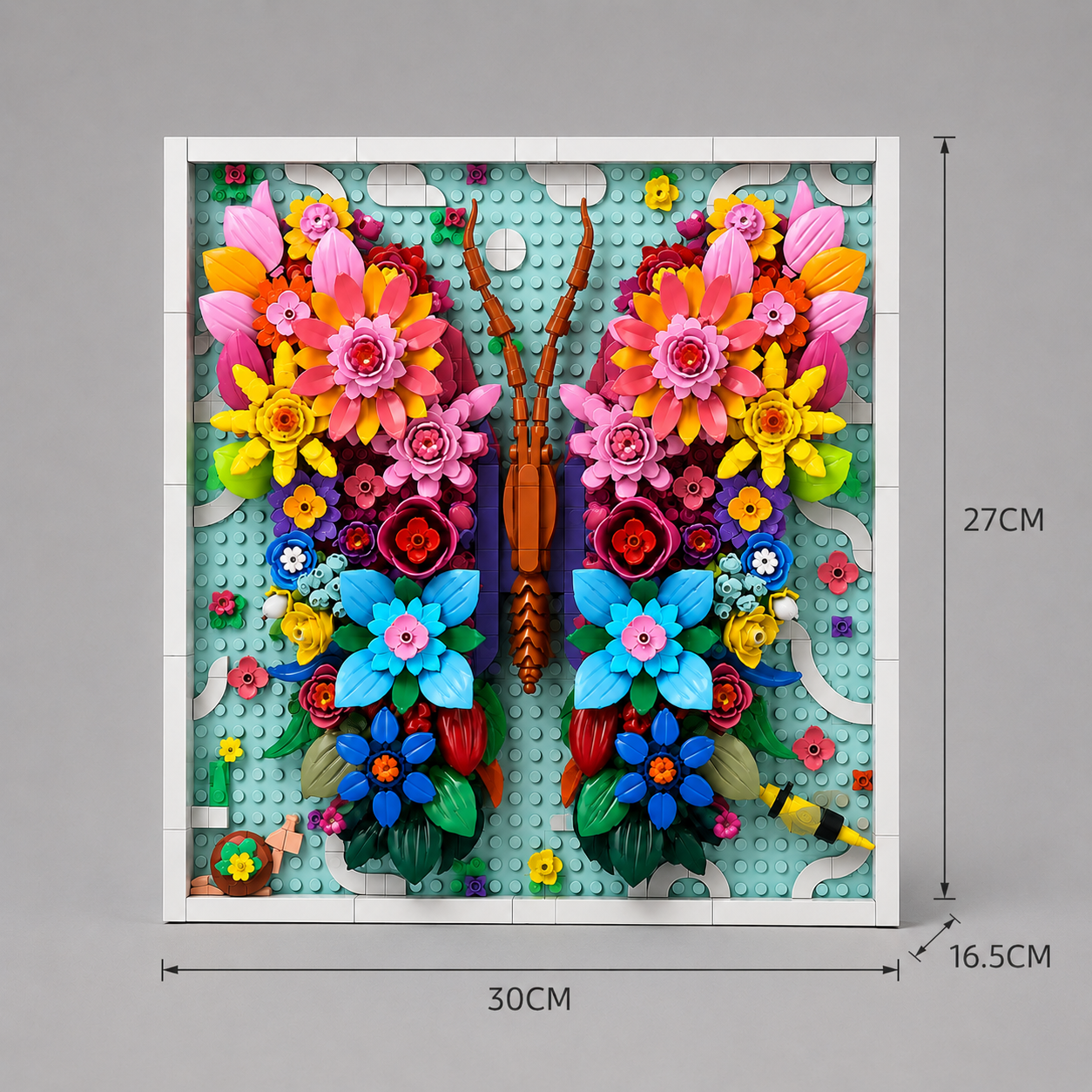 Blumen-Schmetterling | Bausteine